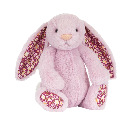 Jellycat Thistlepop Blossom, květinový králíček fialový