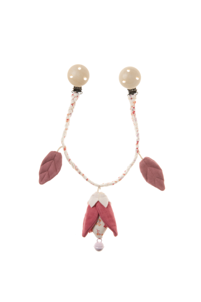 Kikadu řetízek na kočárek s květinou