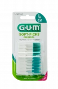 GUM Soft-Picks Large masážní mezizubní kartáčky s fluoridy, ISO 2, 40 ks