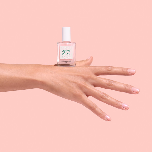 Manucurist Active Plump, Vyživující lak na nehty s kolagenem, 15 ml