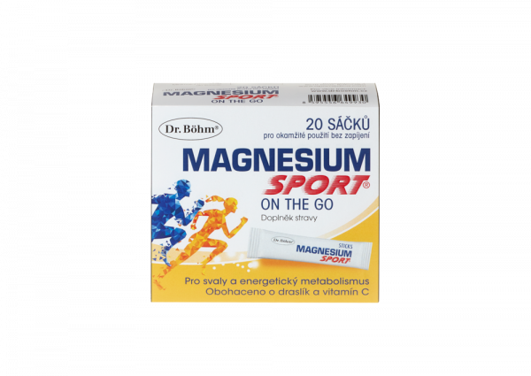 Dr. Böhm Magnesium Sport On the Go, 20 sáčků