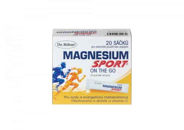 Dr. Böhm Magnesium Sport On the Go, 20 sáčků