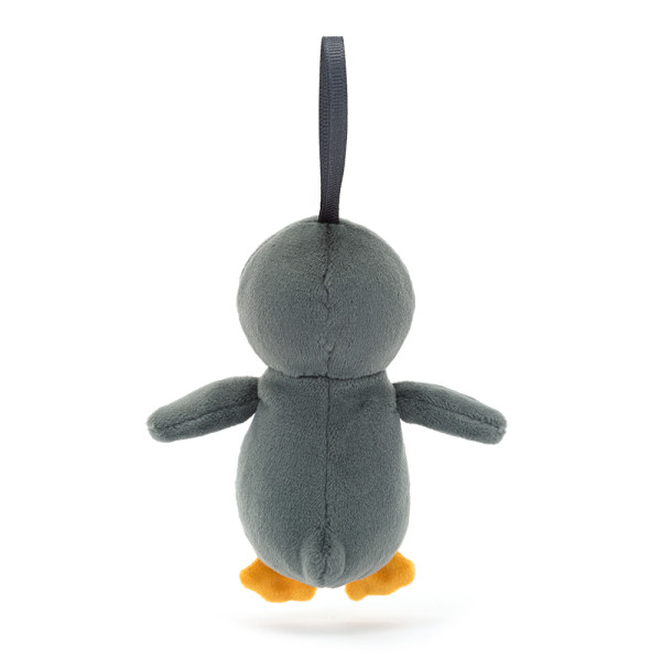 Jellycat Vánoční závěsná ozdoba tučnák 10 cm