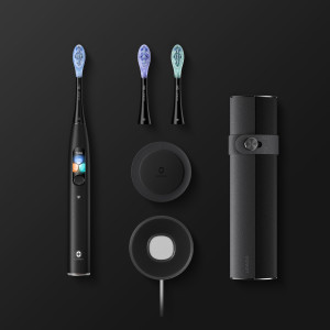 Oclean X Ultra Set Black pouzdro a sonický kartáček, černý