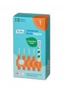 TePe Original mezizubní kartáčky z bioplastu 0,45 mm, oranžové, 25 ks