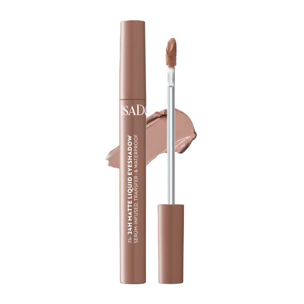 ISADORA The 24H Matte Liquid Eyeshadow 82 Soft Nougat, tekuté oční stíny