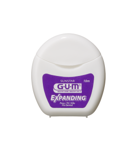GUM Expanding zubní nit voskovaná s mentolem, 10 m
