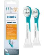 Philips Sonicare for Kids Mini HX6032/33 Kompaktní velikost hlavice sonického kartáčku pro děti od 3 let, 2 ks