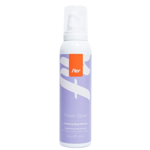 FLER Fresh Glow Crakling Body Mousse třpytivá tělová pěna po holení s praskajícím efektem, 150 ml