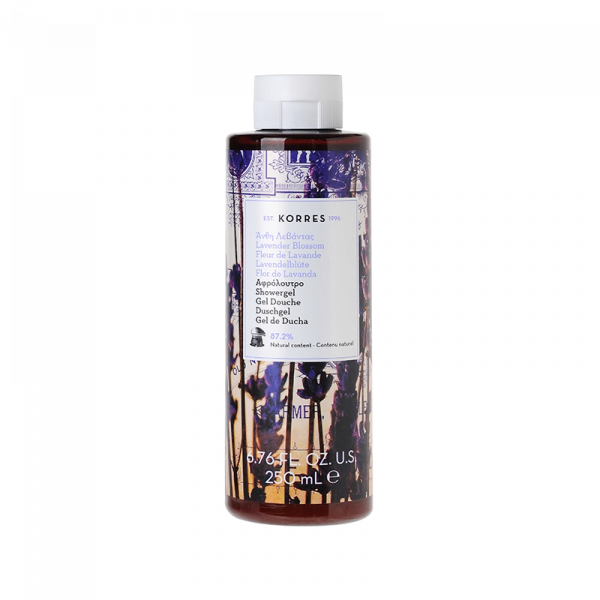 KORRES Lavender Blossom – sprchový gel s vůní levandulového květu, 250 ml
