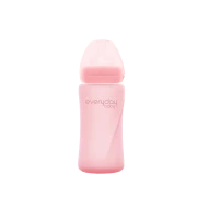 Everyday Baby skleněná láhev 240 ml, Rose Pink