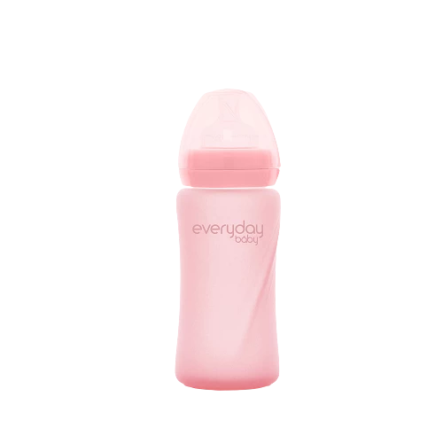 Everyday Baby skleněná láhev 240 ml, Rose Pink
