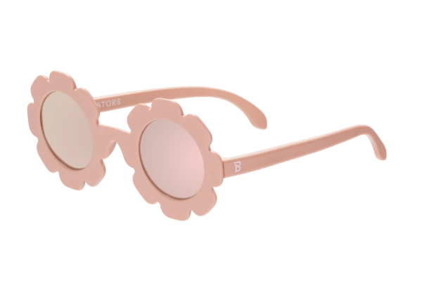 BABIATORS Flower Peachy Keen, polarizační zrcadlové sluneční brýle, broskvové, 0-2 roky