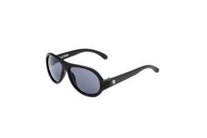 BABIATORS Original Aviators Jet Black, sluneční brýle černé, 0-2 roky