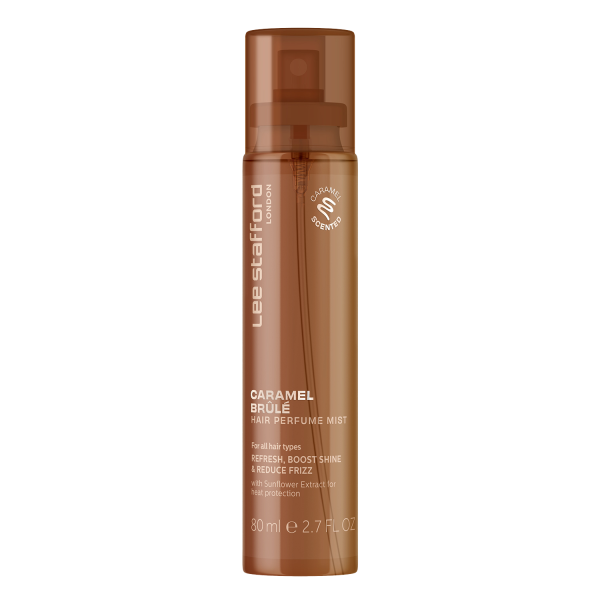 Lee Stafford Hair Perfume Mist Caramel Brûlée, parfémovaná vlasová mlha, 80 ml