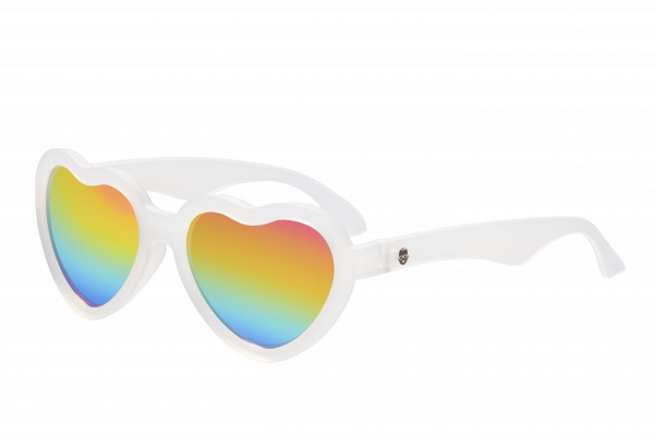 BABIATORS Hearts Rainbow Bright polarizační sluneční brýle, 3-5 let