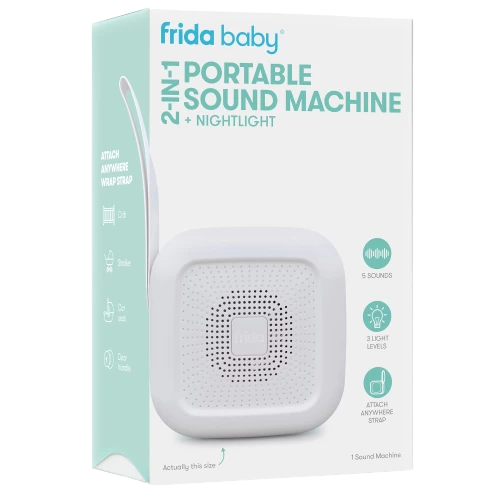 Fridababy 2-v-1 přenosný uspávač s nočním světlem