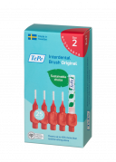 TePe Original mezizubní kartáčky z bioplastu 0,5 mm, červené, 25 ks