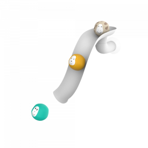 Matchstick Monkey, klouzačka, bílá