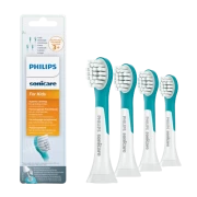Philips Sonicare for Kids Mini HX6034/33 Kompaktní velikost hlavice sonického kartáčku pro děti od 3 let, 4 ks