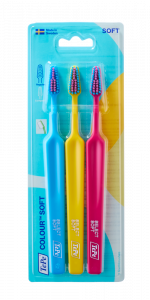 TePe Select Colour soft, sada zubních kartáčků, 2+1 zdarma