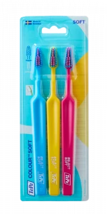 TePe Select Colour soft, sada zubních kartáčků, 2+1 zdarma