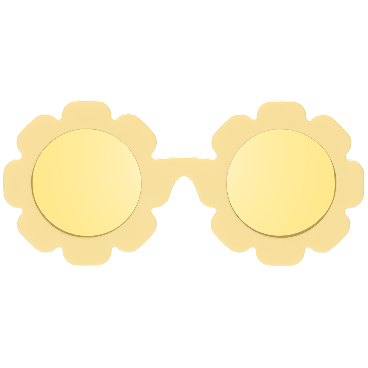 BABIATORS Polarized Flowers Sun Ray, polarizační sluneční brýle žluté, 3-5 let