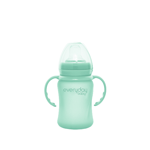 Everyday Baby skleněný hrneček 150 ml, Mint Green