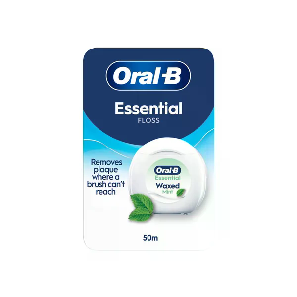 Oral-B Essential Floss voskovaná zubní nit, 50 m
