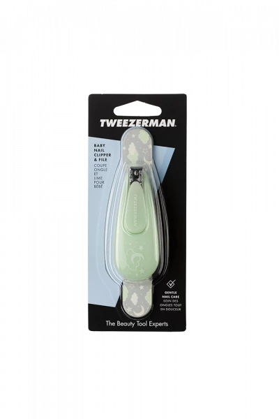 Tweezerman Baby Nail Clipper dětské kleštičky na nehty a pilník
