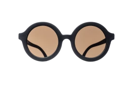 BABIATORS Original Round Jet Black, sluneční brýle černé, 0-2 roky