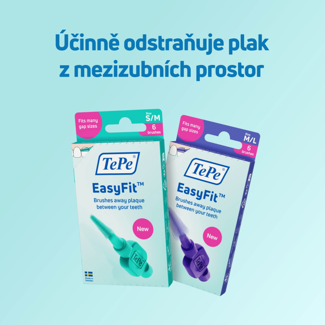 Porovnání velikostí TePe EasyFit S/M a M/L