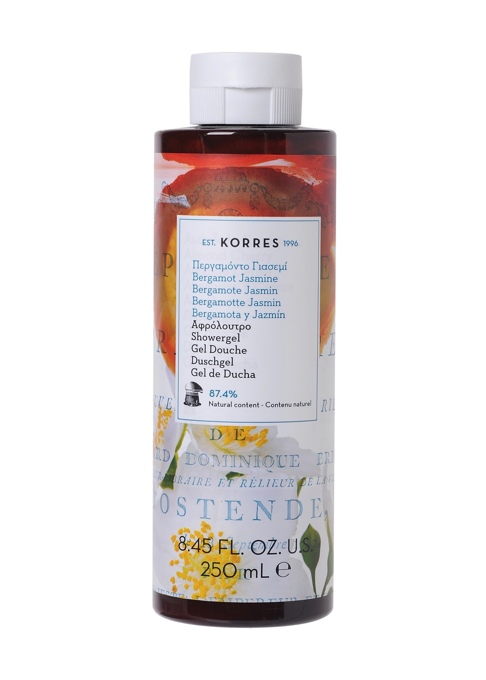 KORRES Shower Gel Bergamot Jasmine sprchový gel s bergamotem a